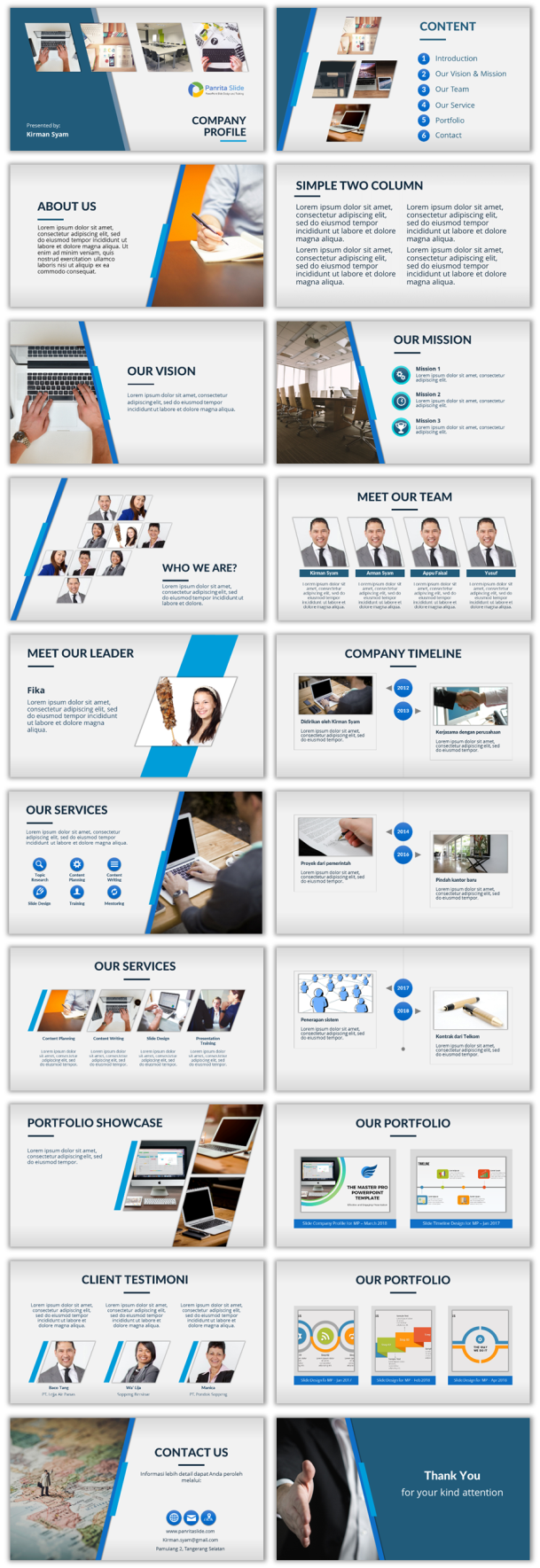 Template PPT Company Profile